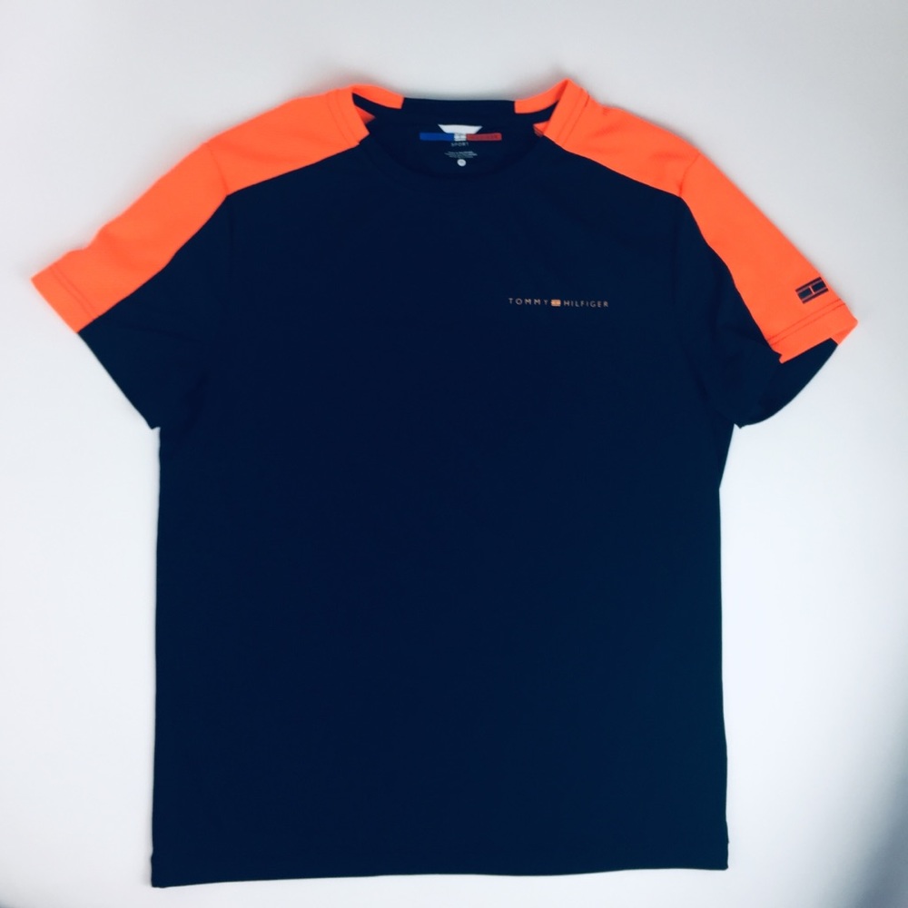 Tommy Hilfiger Sport Blue Tee Shirt - EUC Medium